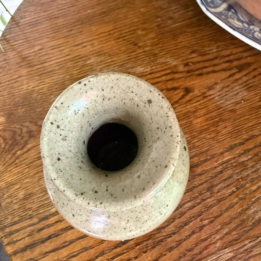 Studio art pottery Speckled Vase